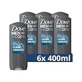 Dove Men+Care 3-in-1 Duschgel Clean Comfort Duschbad für Körper, Gesicht und...