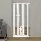 Schutzgitter Extra Hoch für Haustiere Katzengitter Verstellbare Breite 76-85 cm...