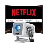 [Kompatibel with Netflix] Smart Beamer Native 1080P FHD 4K Unterstützung...