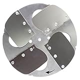 ROKAMAT Glätteteller mit Stahlklingen - Ø200mm - 2er Pack - Zum Glätten von...