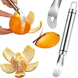GZMAISULEE Orangenschäler aus Edelstahl, einfaches und schnelles Schälen,...