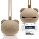 CAJA Schnullerbox Silikon | Schnulleraufbewahrung | Panda Design | BPA-frei |...