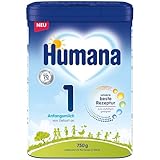Humana 1 Anfangsmilch 4er Pack (4 x 750g) - Babymilch von Geburt an -...