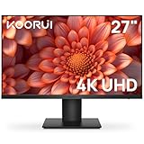 KOORUI Monitor 27 Zoll, 4K PC Bildschirm UHD(3840 * 2160), IPS, 4ms, 60Hz, 2X...