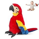 TIVUNORON Papagei Plüschpuppe, 30cm Papagei Plüschtier Kuscheltier für...