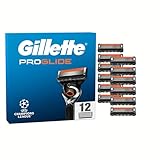 Gillette Proglide Klingen, 12 Original Ersatzklingen, Rasierklingen für Herren,...