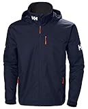 Herren Helly Hansen Crew Hooded Jacket, Marineblau, L