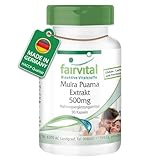 Fairvital | Muira Puama 500mg - 90 Kapseln - HOCHDOSIERT - Potenzholz 10:1...