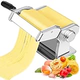Alyoen Nudelmaschine, Pasta Maker, Aluminiumlegierung Pastamaschine mit 9...
