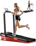 Laufband für Zuhause klappbar 12km/h, Laufband mit Steigung für Zuhause 15%,...