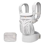 Ergobaby Babytrage für Neugeborene bis zum Kleinkind, 4-Positionen Omni 360...