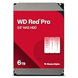 WD Red Pro interne Festplatte 6 TB (3,5 Zoll, NAS Festplatte, 7.200 U/min, 256...