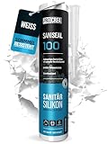 PROCREA® Premium Silikon 'Saniseal 100' (brilliantweiß) [mit...