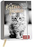 Für Katzenfreunde 2021: Wochenkalender mit 12 Postkarten (Terminplaner für die...