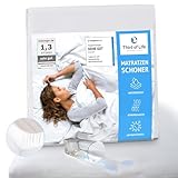 Matratzenschoner 140x200cm wasserdicht, Atmungsaktiver Matratzenbezug 140x200...