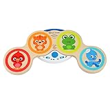 Baby Einstein Hape Magic Touch Trommel, hochwertiges Musikspielzeug aus Holz, ab...