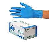 SF Nitrilhandschuhe M Blau – 200 Stück Einweghandschuhe, Einmalhandschuhe,...