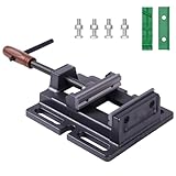 ZTUKOMN BohrmaschinenSchraubstock, 110 mm Backenbreite, 3,75...