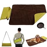 Bangminda Faltbare Wasserdichte Haustier Decke 100 x 70 cm für Outdoor Mit...