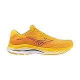 Mizuno Wave Rider 27, Laufschuh für Herren, Citrus Black Nastrurtium, 42 EU