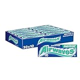 Airwaves Kaugummi Zuckerfrei, Menthol Eukalyptus Gum, 30 x 10 Dragees,...