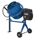 Scheppach Betonmischer MIX140 (550 W, Fassungsvermögen 140 L, Drehzahl 26,6...