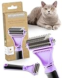 Pretty Paw ® Katzen Bürste für schonende & präzise Haarentfernung I Geeignet...