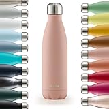 Blumtal® Trinkflasche Edelstahl Charles - Thermosflasche 500 ml - BPA-freie...