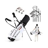 GYMAX komplettes Golfschläger Set für Damen, 15-teiliges Golf Set mit...