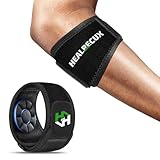 Healrecux Ellenbogenbandage Männer Damen, Einstellbare Tennisarm und Golferarm...