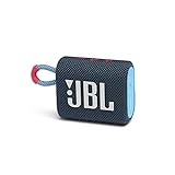 JBL GO 3 kleine Bluetooth Box in Blau und Rosa – Wasserfester, tragbarer...