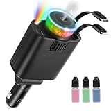 Feelhap Zigarettenanzünder USB C mit Aroma Diffuser Sternenhimmel Projektor, 5...