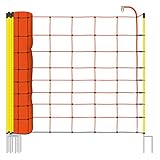 VOSS.farming Schafzaun 50 m 90 cm 14 Pfähle wahlweise 1 oder 2 Spitzen...