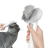 aumuca Katzenbürste mit Auslöseknopf, Katzenbürste Langhaar und Kurzhaar,...
