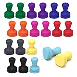 SMART&COOL 20 Stück Kühlschrankmagnete 8 x 14 mm - Neodym Magnete für...