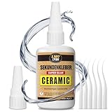 Sekundenkleber extra stark für Keramik und Porzellan 25g, Wasserfester und...