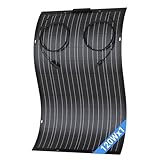 LIONSHEE 120W Solarpanel Flexibel, 1X120W Monokristallines Flexibles Solarmodul,...