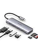 UGREEN USB C Hub HDMI USB C Adapter mit 4K HDMI, 3 USB 3.0, SD/TF Kartenleser...