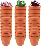30 Stück Mini-Terrakotta-Pflanzgefäße aus Ton, 5,5 cm, Mini-Pflanzgefäß aus...