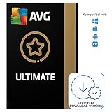 AVG Ultimate 2024 - Virenschutz-Paket mit AVG Secure VPN und AVG TuneUp zur...