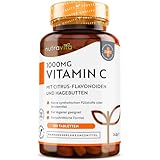 Vitamin C 1000mg hochdosiert – 6 Monatsvorrat – Mit Bioflavonoide aus der...