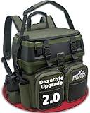 Paradox Fishing Multifunktions-Sitzkiepe I Angelrucksack I Angeltasche...
