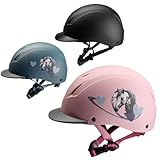 PFIFF 103119 Reithelm ProtectionX, Kinderhelm, Größenverstellbarer Helm für...