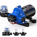 LumaBrite Wasserpumpe 12V Druckwasserpumpe, 3.0 GPM 50 PSI Wasserpumpe...