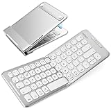 Inateck Faltbare Tastatur Bluetooth QWERTZ,Mini Tragbare mit 3 Bluetooth, Tablet...