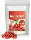 Feinwälder® Gojibeeren 1kg - Hochwertige Superfood-Beeren, Rohkost-Qualität,...