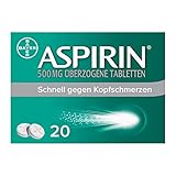 Aspirin 500 mg überzogene Tabletten - Kopfschmerztabletten bei leichten bis...