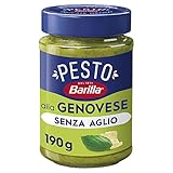 Barilla Pesto alla Genovese ohne Knoblauch 1x190g | Glutenfreie Italienische...