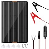 MHPOWOS Solarpanel 30W 12V Solar-Autobatterie-Ladegerät Tragbares wasserdichtes...