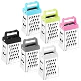 AOZUO 6 Stück Mini Vierkantreibe, Mini Edelstahl Käsereibe, Multifunktional...